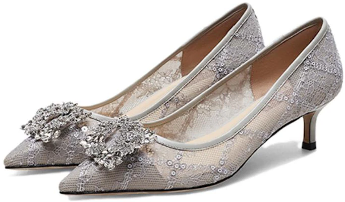 (W) 乐福面料经典舒适高跟鞋5厘米‘优雅细高跟’ 98396AQ3 2