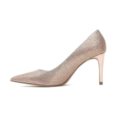 (W) Joypeace Gold 'Shimmering Rhinestone Stiletto'