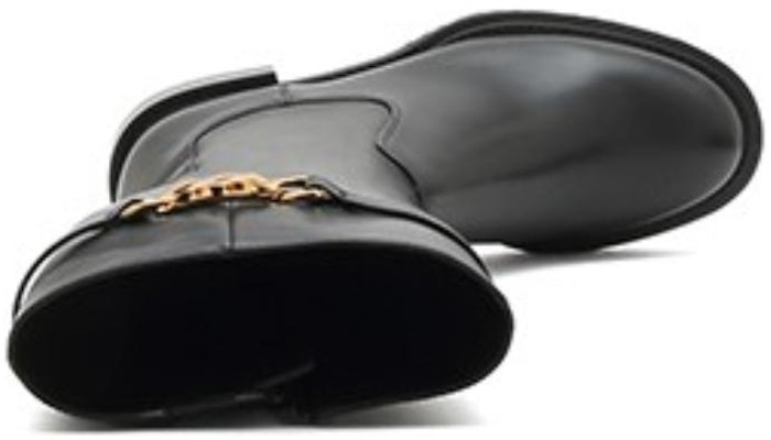 (W) 自然乐高帮靴'英伦金属扣黑色' YUJ42DG2 Shop (W) 自然乐高帮靴'英伦金属扣黑色' YUJ42DG2