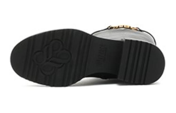 Purchase (W) But Joypeace 'British Metal Buckle Hitam' - Kasut Tinggi Lelaki dan Wanita YUJ42DG2