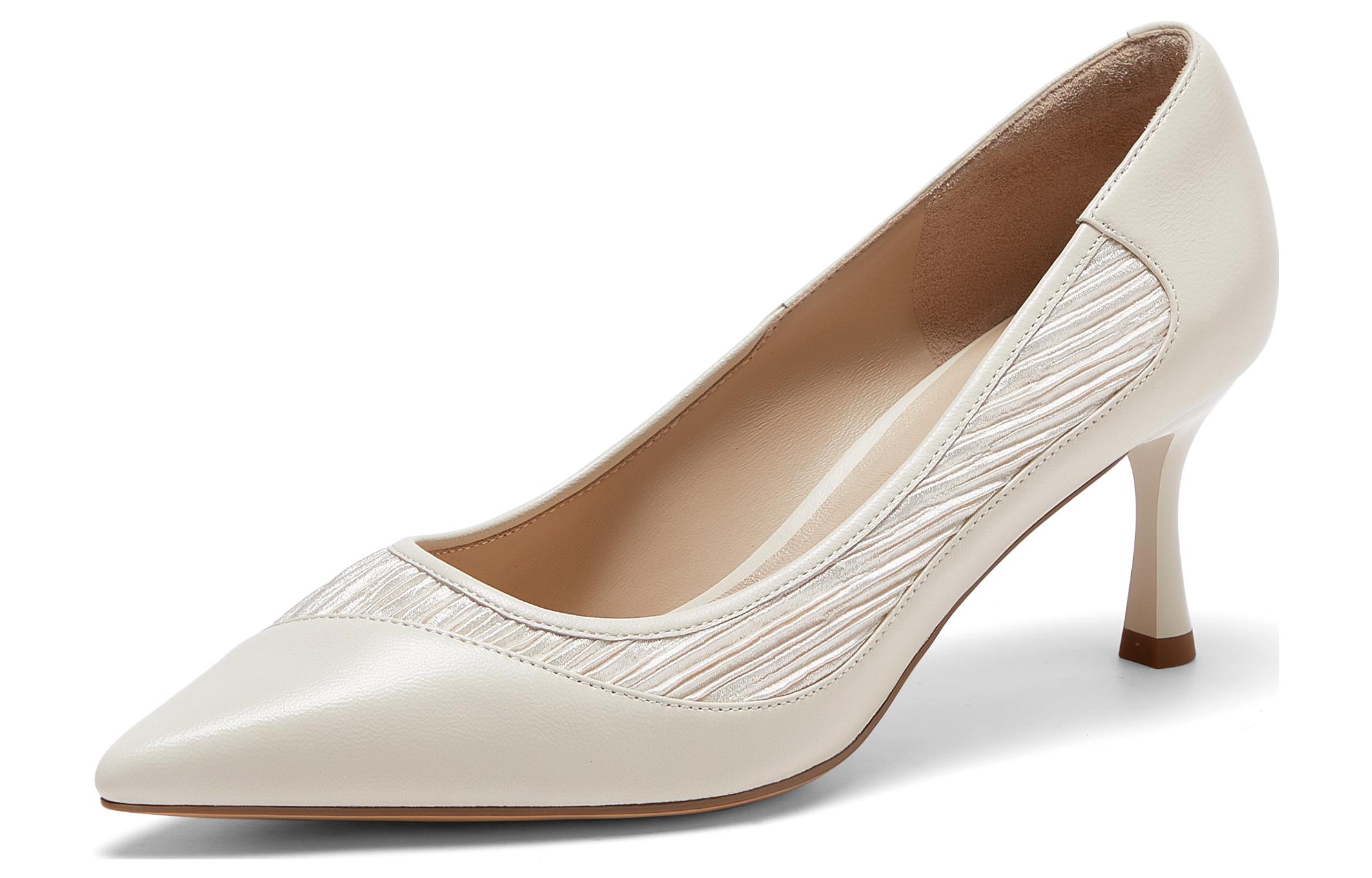 Sizing (W) 卓雅 高跟鞋 '优雅拼接' YUH15CQ3