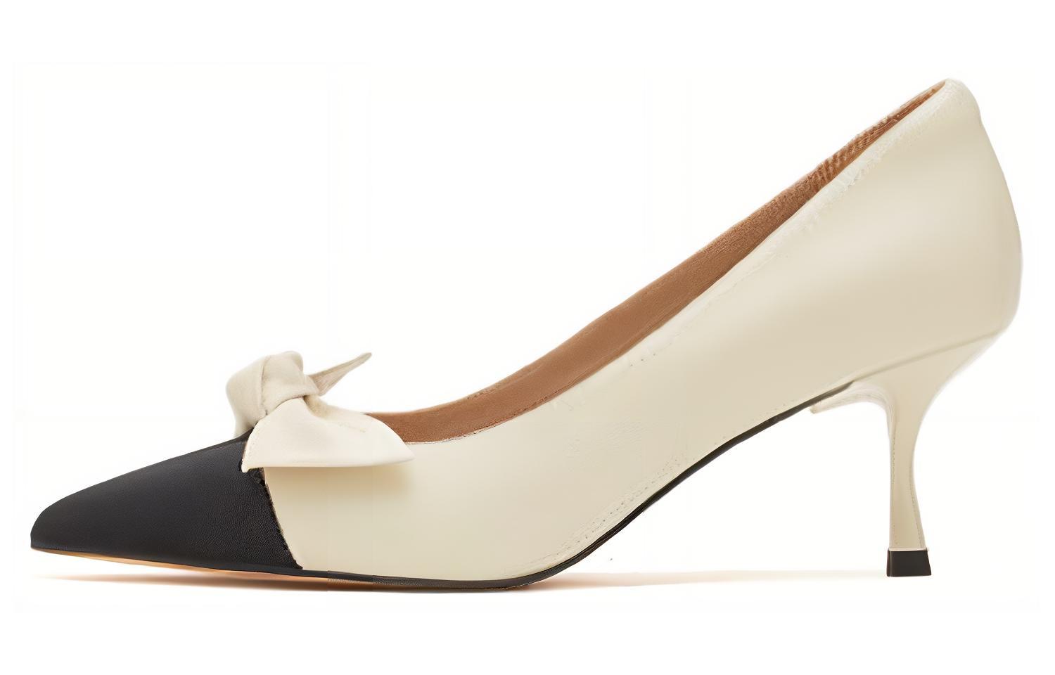 Lookbook (Women) Joypeace High Heels 'Sheepskin French Bow Pointed Toe' 51F02AQ3