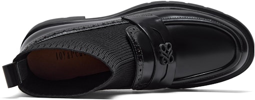 (W) Joypeace聚美诗意皮革复古学院拼接袜靴 56823DD3 Lookbook (W) Joypeace聚美诗意皮革复古学院拼接袜靴 56823DD3