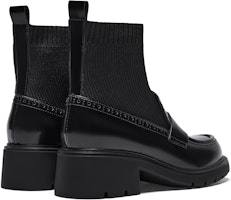 (W) Joypeace聚美诗意皮革复古学院拼接袜靴 56823DD3 Shop (W) Joypeace聚美诗意皮革复古学院拼接袜靴 56823DD3