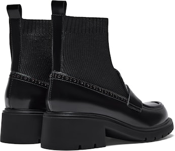 (W) Joypeace Jumei詩意真皮復古『學院拼接襪靴』 56823DD3 Shop (W) Joypeace Jumei詩意真皮復古『學院拼接襪靴』 56823DD3