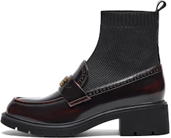 (W) Joypeace聚美诗意皮革复古学院拼接袜靴 56823DD3 Details for (W) Joypeace聚美诗意皮革复古学院拼接袜靴 56823DD3