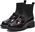 Sizing (W) Joypeace Jumei Semangat Kulit Retro 'Kasut Boot Patchwork Akademi' 56823DD3