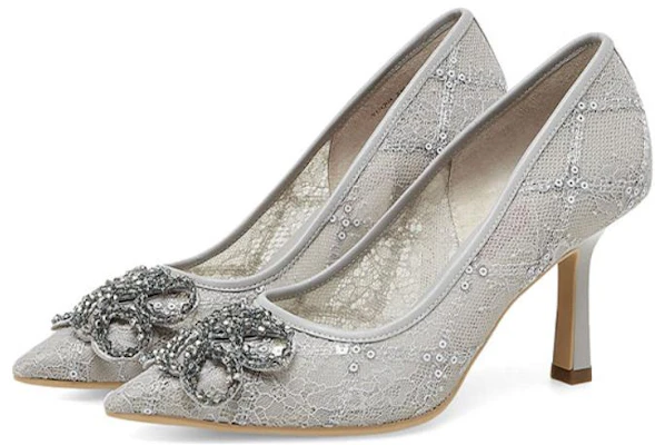 (W) Joypeace Tacones Altos 8.5cm Encaje Bordado 'Swan Lake' YUQ04AQ3 Order (W) Joypeace Tacones Altos 8.5cm Encaje Bordado 'Swan Lake' YUQ04AQ3