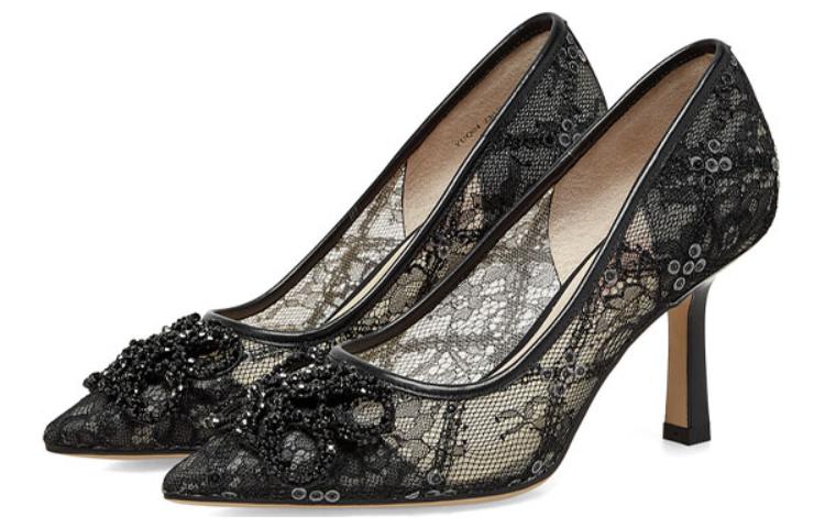 Shop (W) Joypeace Tacones Altos 8.5cm Encaje Bordado 'Swan Lake' YUQ04AQ3