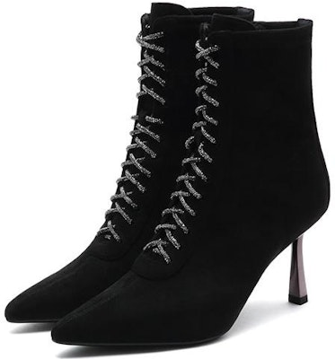 (Women) Joypeace Leather Ankle Boot 'Black' 'Shiny Lace-up' YUL35DZ2 Lookbook (Women) Joypeace Leather Ankle Boot 'Black' 'Shiny Lace-up' YUL35DZ2