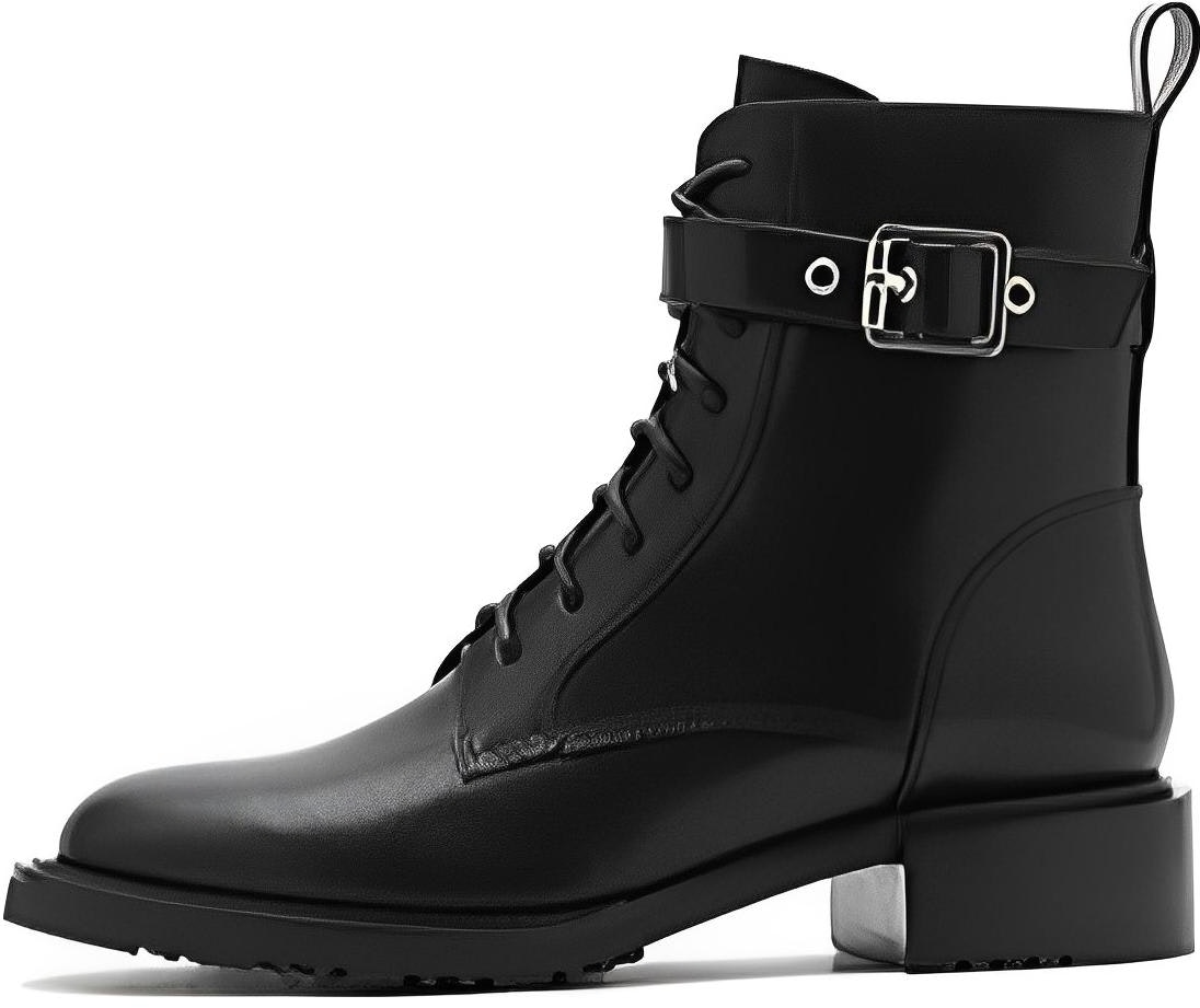 women-joypeace-leather-martin-boots-black-british-block-heel-workwear-25987-dd-2