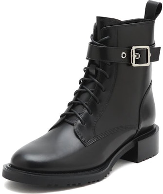 (Women) Joypeace Leather Martin Boots 'Black' 'British Block Heel Workwear' 25987DD2 Order (Women) Joypeace Leather Martin Boots 'Black' 'British Block Heel Workwear' 25987DD2