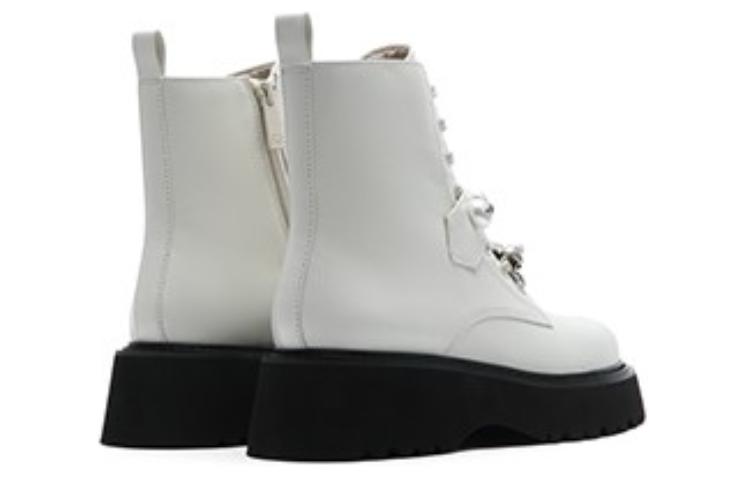 Shop (W) But Martin Pertengahan Kaki Kulit Joypeace 'Gancu Mutiara Fesyen Berkilau' YUC31DZ2