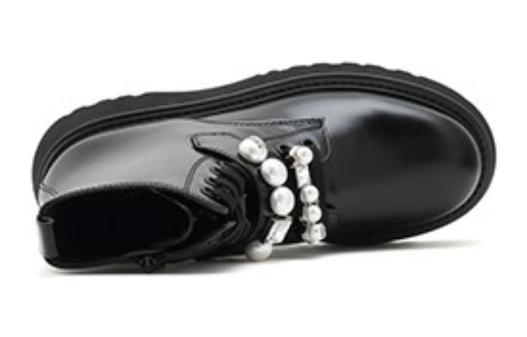 Cheap (W) But Martin Pertengahan Kaki Kulit Joypeace 'Gancu Mutiara Fesyen Berkilau' YUC31DZ2