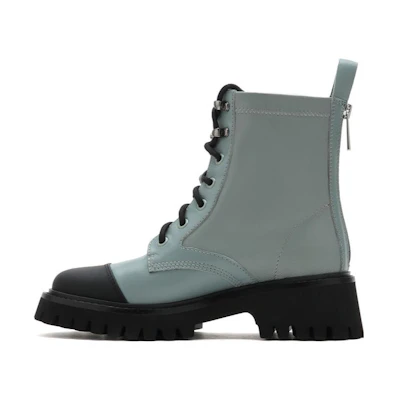 (W) Joypeace Leather Patchwork CMFT Short 'Martin Boot'