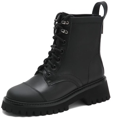 (Women) Joypeace Leather Patchwork Comfort Short 'Martin Boot' S2192DD2 Shop (Women) Joypeace Leather Patchwork Comfort Short 'Martin Boot' S2192DD2