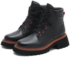 (W) Botines Cortos de Cuero Joypeace Martin 'Tacón Grueso Negro' YQB43DD2 Order (W) Botines Cortos de Cuero Joypeace Martin 'Tacón Grueso Negro' YQB43DD2