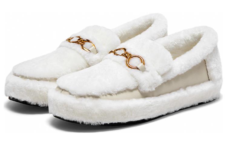 Lookbook (W) Joypeace 羊皮拼接乐福鞋 86801CA3