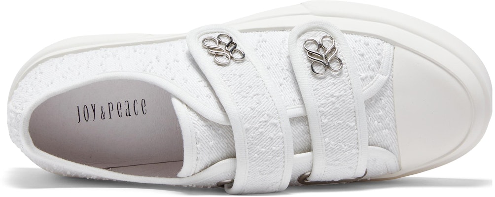 (W) Joypeace Kasut Low Top 'Velcro Putih' 33051CM3 3
