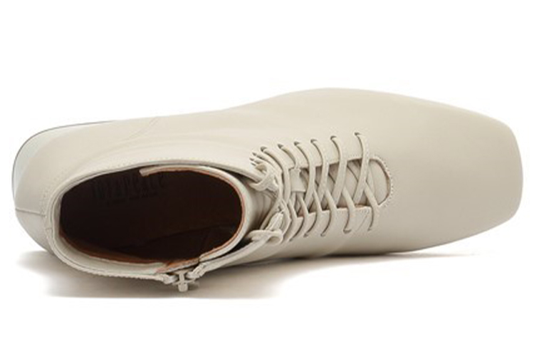 (W) Joypeace Mid-Cut Ankle Boots 'Beige' 圖 4