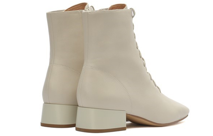 (W) Joypeace Mid-Cut Ankle Boots 'Beige' 圖 5