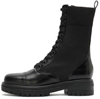(Women) Joypeace Mid-Top Leather Martin Boots 'Black' JZPZU824DU1DZ0 (Women) Joypeace Mid-Top Leather Martin Boots 'Black' JZPZU824DU1DZ0