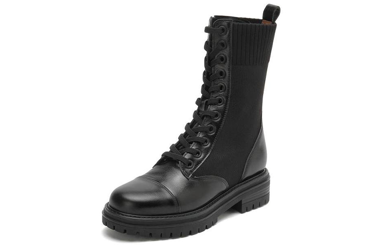 Order (W) Joypeace 中帮皮革马丁靴 '黑色' JZPZU824DU1DZ0