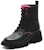 (W) Joypeace Mid Calf Kulit Martin Boots 'Hitam Dua Nada' YTS20DZ2