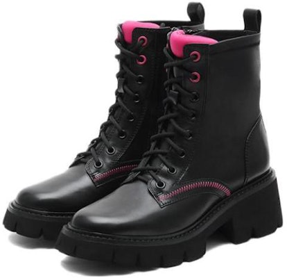 (Women) Joypeace Mid Calf Leather Martin Boots 'Black Two-Tone' YTS20DZ2 Lookbook (Women) Joypeace Mid Calf Leather Martin Boots 'Black Two-Tone' YTS20DZ2