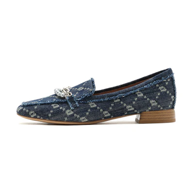 (W) Joypeace Modern Art Jacquard Denim 'Blue'