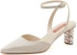 (W) Joypeace Kasut Tumit Tinggi Kulit Pink 'Shimmering Silhouette' Malaya YRW42AH3