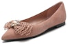 Order (W) Joypeace Kasut Flat Hujung Runcing 'Sweet Butterfly Knot Nude Pink' J3N068-1DK1AQ1
