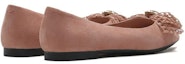 Shop (W) Joypeace Kasut Flat Hujung Runcing 'Sweet Butterfly Knot Nude Pink' J3N068-1DK1AQ1