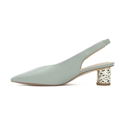 (W) Joypeace Pointed Toe High Heels 'Grey Green'