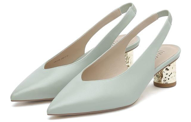 Lookbook (W) Joypeace Sepatu Heels Runcing 'Abu Hijau' JZPZKY26DP1AH1