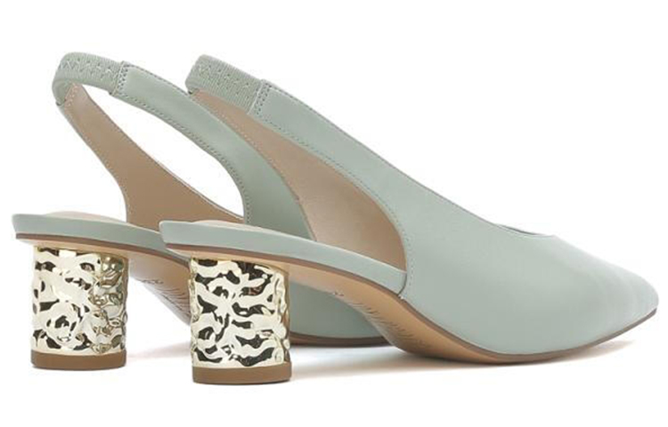 Shop (W) Joypeace Sepatu Heels Runcing 'Abu Hijau' JZPZKY26DP1AH1