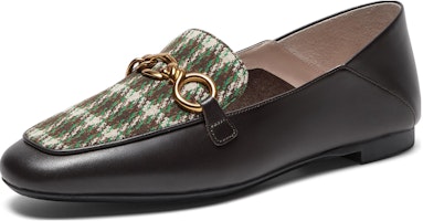 (W) Joypeace Retro 'Mocasines Cuadros Británicos Café Verde' ZB274CA3 Order (W) Joypeace Retro 'Mocasines Cuadros Británicos Café Verde' ZB274CA3