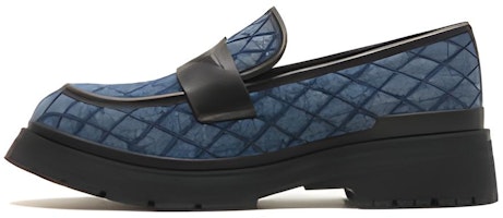 (Women) Joypeace Retro Chunky Loafer 'Blue 5.5cm Heel' J2881CA2 (Women) Joypeace Retro Chunky Loafer 'Blue 5.5cm Heel' J2881CA2