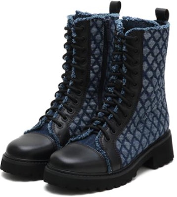 (Women) Joypeace Retro Martin Boots 'Denim Blue Quilted' YQB38DZ2 Order (Women) Joypeace Retro Martin Boots 'Denim Blue Quilted' YQB38DZ2
