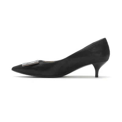 (W) Joypeace Retro Pointed Toe High Heels 'Black'