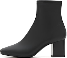 (Women) Joypeace Sheepskin Square Toe Chunky Heel Fashion Zipper Ankle Boot '6.5cm' YSN27DD2 (Women) Joypeace Sheepskin Square Toe Chunky Heel Fashion Zipper Ankle Boot '6.5cm' YSN27DD2
