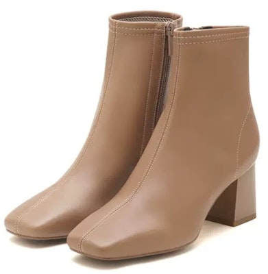(Women) Joypeace Sheepskin Square Toe Chunky Heel Fashion Zipper Ankle Boot '6.5cm' YSN27DD2 Lookbook (Women) Joypeace Sheepskin Square Toe Chunky Heel Fashion Zipper Ankle Boot '6.5cm' YSN27DD2
