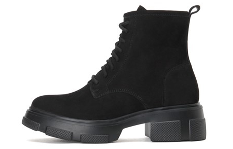 (Women) Joypeace Short Martin Boots 'Black' J4N90108DU1DD0