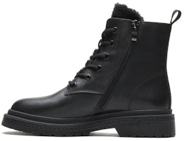 (Women) Joypeace Short Martin Boots 'Black Fleece-Lined' JFD969ZBRU2DD0 (Women) Joypeace Short Martin Boots 'Black Fleece-Lined' JFD969ZBRU2DD0