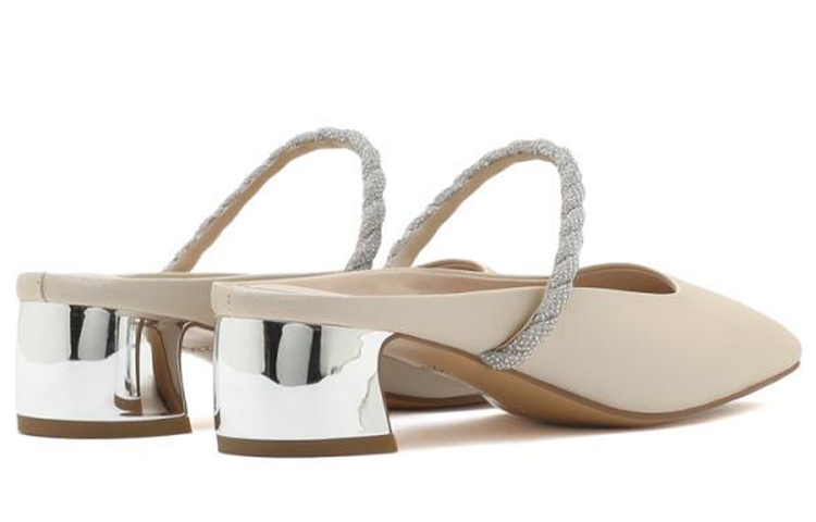 Shop (W) Joypeace Stiletto 'Beige Tali Pergelangan Kaki' JZPZG617DD1AH1