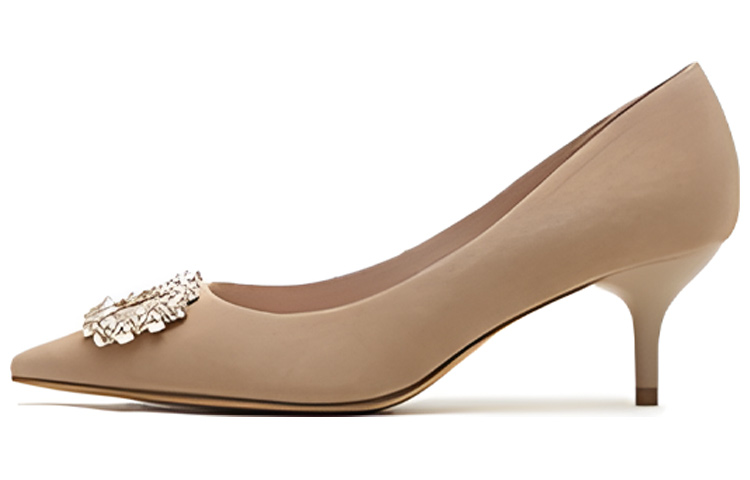 (Women) Joypeace Stiletto 'Sheepskin Rhinestone' YRW35CQ2