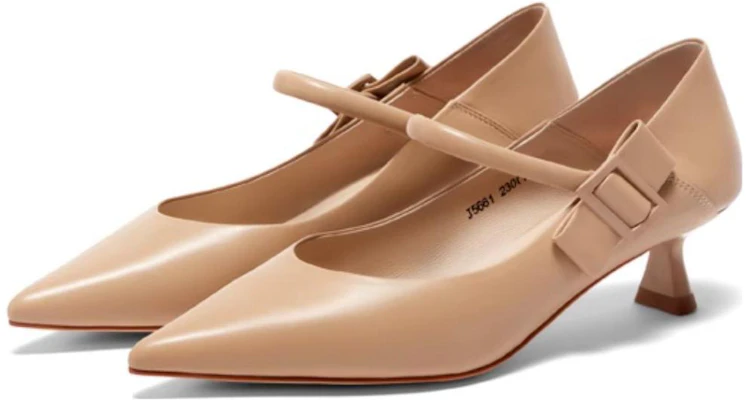 (W) 真美诗5厘米细高跟鞋"蝴蝶女孩复古时尚" J5661CQ3 Cheap (W) 真美诗5厘米细高跟鞋"蝴蝶女孩复古时尚" J5661CQ3