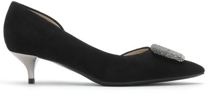 (W) Joypeace 黑色絲絨高跟鞋 JZPZKY40DU1AQ1 Order (W) Joypeace 黑色絲絨高跟鞋 JZPZKY40DU1AQ1