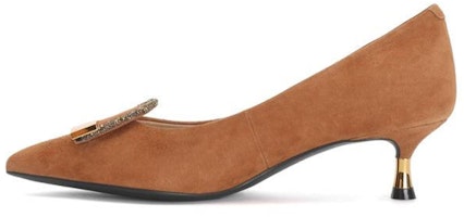 (Women) Joypeace Velvet High Heels 'Brown' J92KL301DS1AQ1 (Women) Joypeace Velvet High Heels 'Brown' J92KL301DS1AQ1