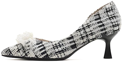 (Women) Joypeace Vintage Pointed 'Chanel-Inspired Black Heels' ZKU98CQ2 (Women) Joypeace Vintage Pointed 'Chanel-Inspired Black Heels' ZKU98CQ2